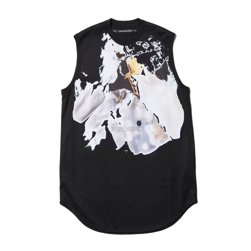 JULIUS 868CPM2 Black / Stan Graphic Sleeve Less Tops